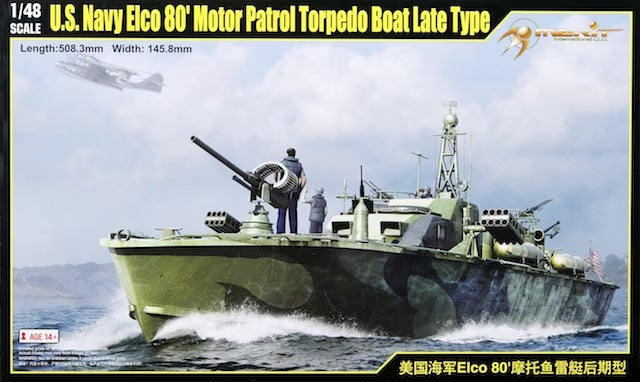 I Love Kit 1/48 US Navy Elco 80' Motor Patrol Torpedo Boat Late Type 64801
