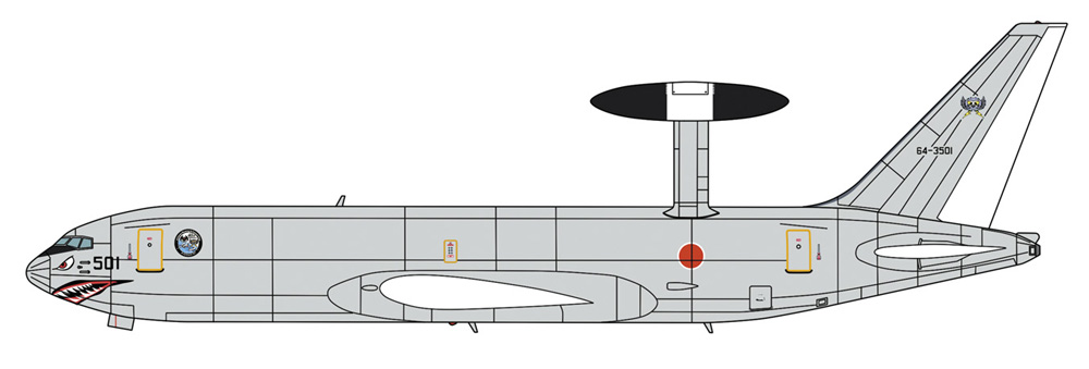 Hasegawa 1/200 Japanese E-767 AWACS 10860 – Burbank's House of Hobbies
