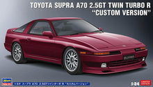Load image into Gallery viewer, Hasegawa 1/24 Toyota Supra A70 GT Twin Turbo R Custom Verision 20645