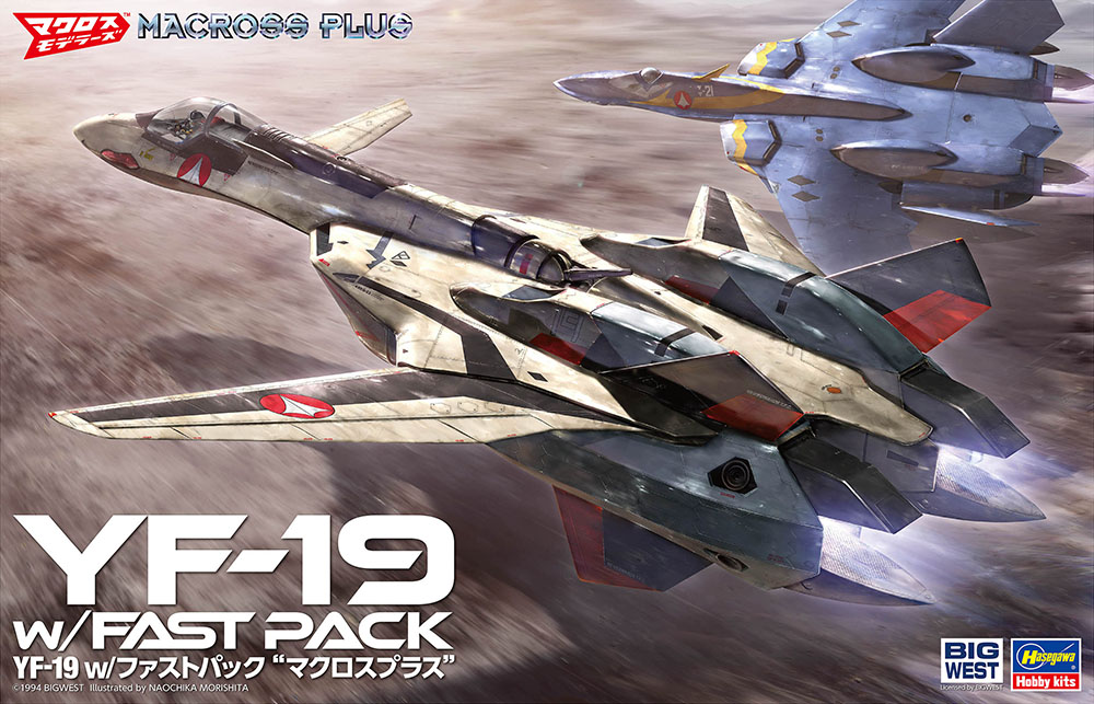 Hasegawa 1/48 Macross Plus YF-19 w/ Fast Pack 65888 – Burbank's