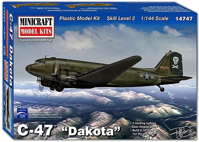 Minicraft 1/144 US C-47 Dakota 14747
