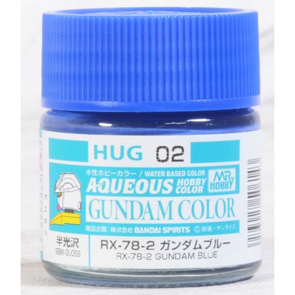 Mr. Hobby Aqueous HUG02 RX-78-2 Gundam Blue 10ml – Burbank's House of ...