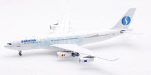 Load image into Gallery viewer, Inflight 1/200 Sabena Airbus A340-211 OO-SCX  w/ Stand LIMITED IF342SB0324