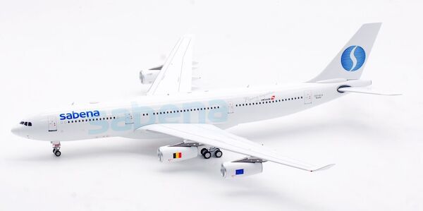 Inflight 1/200 Sabena Airbus A340-211 OO-SCX  w/ Stand LIMITED IF342SB0324