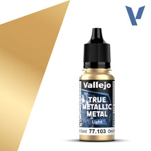 Load image into Gallery viewer, Vallejo True Metallic 77.103 Imperial Gold Highlight 18ml