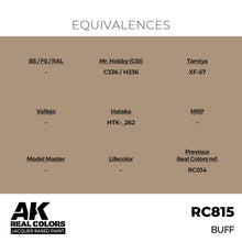 Load image into Gallery viewer, AK Interactive RC815 Real Colors Buff 17ml