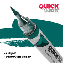Load image into Gallery viewer, AK Interactive MQ014 Quick Marker Turquoise Green