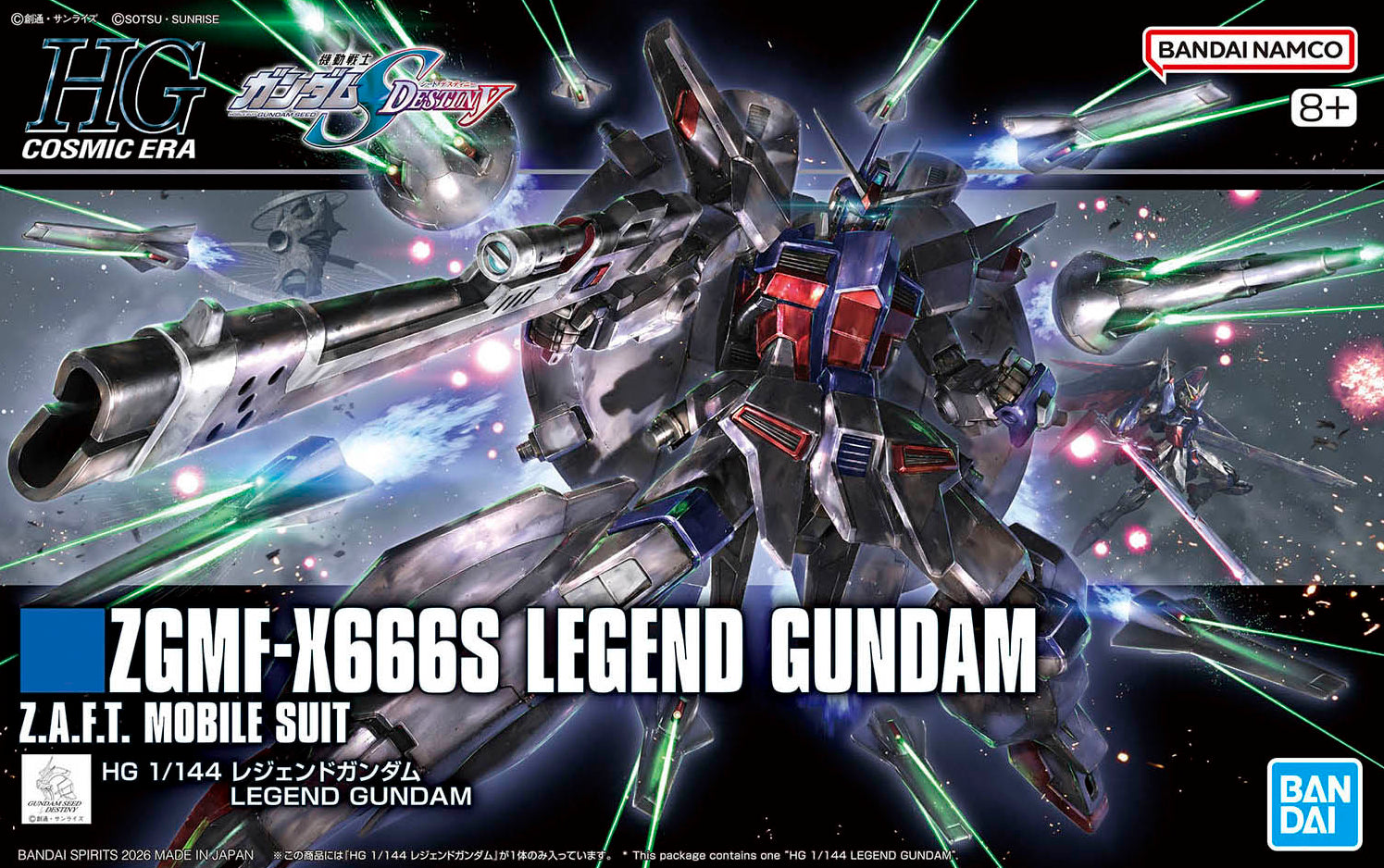 Bandai 1/144 HG ZGMF-X666S Legend Gundam 5072003' – Burbank's Bandai 1/144 HG ZGMF-X666S Legend Gundam 5072003' – Burbank's