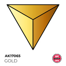 Load image into Gallery viewer, AK Interactive AK17065 Quick Gen Acrylic Gold 18 ml