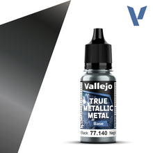 Load image into Gallery viewer, Vallejo True Metallic 77.140 Obsidian Black Base 18ml