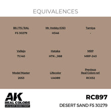 Load image into Gallery viewer, AK Interactive RC897 Real Colors Desert Sand FS 30279 17ml