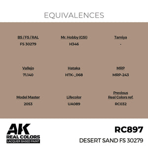 AK Interactive RC897 Real Colors Desert Sand FS 30279 17ml