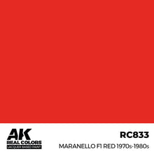 Load image into Gallery viewer, AK Interactive RC833 Real Colors Maranello F1 Red 1970s-1980s 17ml