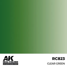 Load image into Gallery viewer, AK Interactive RC823 Real Colors Clear Green 17ml