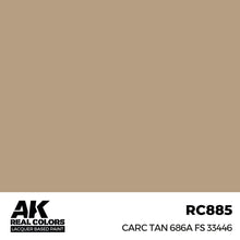 Load image into Gallery viewer, AK Interactive RC885 Real Colors CARC Tan 686A FS 33446 17ml