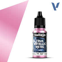 Load image into Gallery viewer, Vallejo True Metallic 77.107 Crimson Magenta Highlight Base 18ml