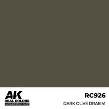 Load image into Gallery viewer, AK Interactive RC926 Real Colors Dark Olive Drab 41 17ml