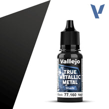 Load image into Gallery viewer, Vallejo True Metallic 77.160 Obsidian Black Shading 18ml