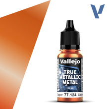 Load image into Gallery viewer, Vallejo True Metallic 77.124 Ancient Copper Base 18ml