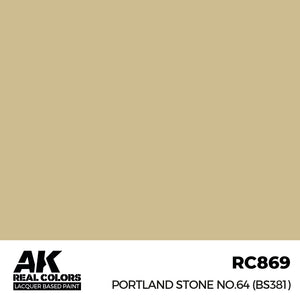 AK Interactive RC869 Real Colors Portland Stone No.64 (BS381) 17ml