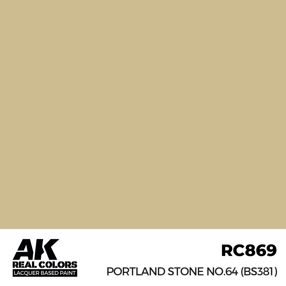 AK Interactive RC869 Real Colors Portland Stone No.64 (BS381) 17ml