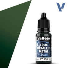 Load image into Gallery viewer, Vallejo True Metallic 77.155 Amber Green Shading 18ml