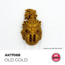 Load image into Gallery viewer, AK Interactive AK17068 Quick Gen Acrylic Old Gold 18 ml