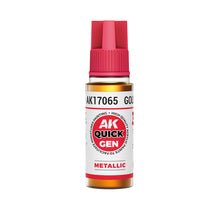 Load image into Gallery viewer, AK Interactive AK17065 Quick Gen Acrylic Gold 18 ml
