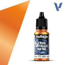 Load image into Gallery viewer, Vallejo True Metallic 77.105 Forged Red Highlight 18ml
