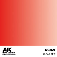 Load image into Gallery viewer, AK Interactive RC821 Real Colors Clear Red 17ml