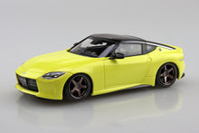 Load image into Gallery viewer, Aoshima Snap Kit 1/32 Nissan RZ34 Fairlady Custom Wheel Ikazuchi Yellow 17CU-IY 20004'