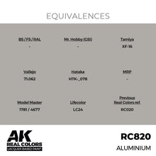 Load image into Gallery viewer, AK Interactive RC820 Real Colors Aluminium 17ml