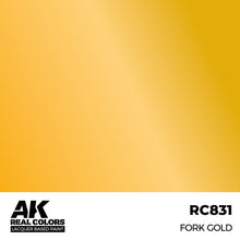 Load image into Gallery viewer, AK Interactive RC831 Real Colors Fork Gold 17ml