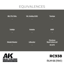 Load image into Gallery viewer, AK Interactive RC938 Real Colors RLM 66 (1941) 17ml