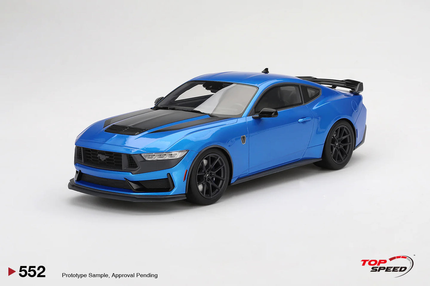Top Speed 1/18 Ford Mustang Dark Horse Grabber Blue 2024 TS0552