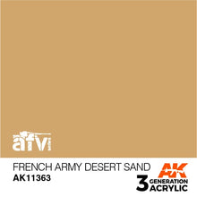 Load image into Gallery viewer, AK Interactive AK11363 Acrylic 3G AFV French Army Desert Sand 17ml
