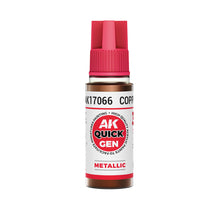 Load image into Gallery viewer, AK Interactive AK17066 Quick Gen Acrylic Copper 18 ml