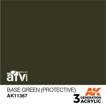 Load image into Gallery viewer, AK Interactive AK11367 Acrylic 3G AFV Base Green (Protective) 17ml