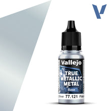 Load image into Gallery viewer, Vallejo True Metallic 77.121 Sterling Silver 18ml