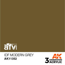 Load image into Gallery viewer, AK Interactive AK11352 Acrylic 3G AFV IDF Modern Grey 17ml