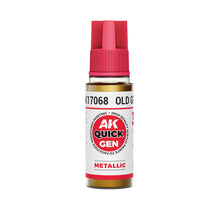 Load image into Gallery viewer, AK Interactive AK17068 Quick Gen Acrylic Old Gold 18 ml