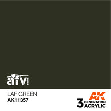 Load image into Gallery viewer, AK Interactive AK11357 Acrylic 3G AFV LAF Green 17ml
