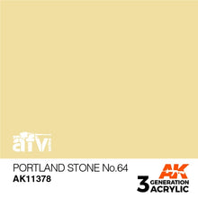 Load image into Gallery viewer, AK Interactive AK11378 Acrylic 3G AFV Portland Stone No.64 17ml