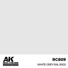 Load image into Gallery viewer, AK Interactive RC809 Real Colors White Grey RAL 9002 17ml