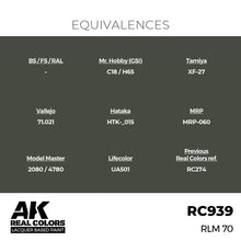 Load image into Gallery viewer, AK Interactive RC939 Real Colors RLM 70 17ml