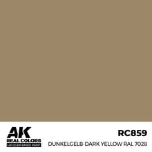 Load image into Gallery viewer, AK Interactive RC859 Real Colors Dunkelgelb-Dark Yellow RAL 7028 17ml