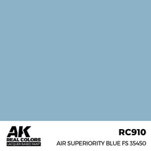 Load image into Gallery viewer, AK Interactive RC910 Real Colors Air Superiority Blue FS 35450 17ml