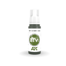 Load image into Gallery viewer, AK Interactive AK11358 Acrylic 3G AFV NATO Green 17ml