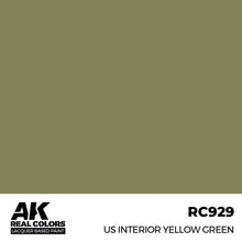 Load image into Gallery viewer, AK Interactive RC929 Real Colors US Interior Yellow Green 17ml