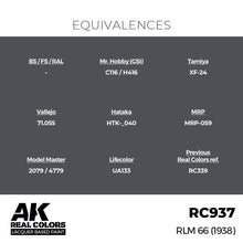 Load image into Gallery viewer, AK Interactive RC937 Real Colors RLM 66 (1938) 17ml